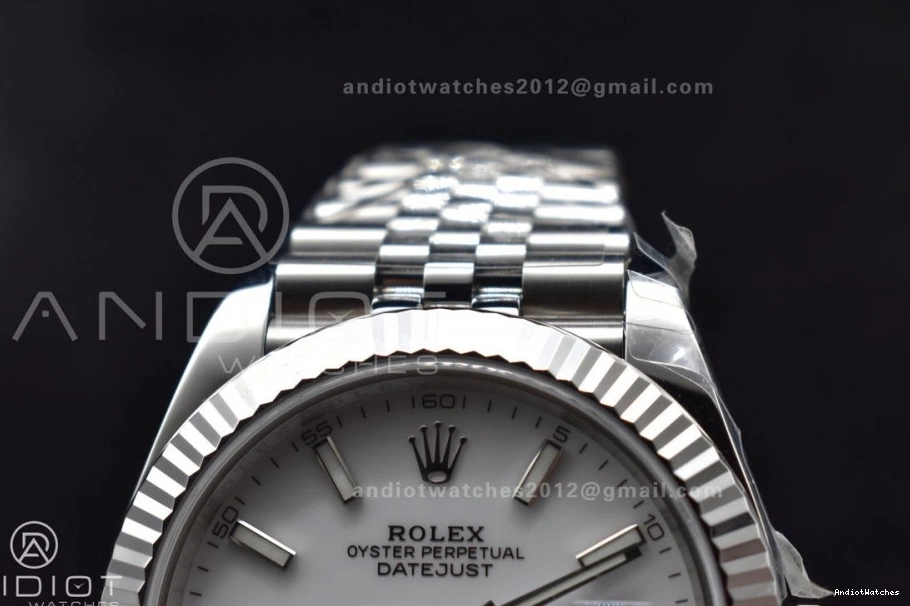 Supportive A 649 Dial Bracelet Edition Steel SS 41 Stick 904L 1:1 Datejust WF SS Jubilee Best on White 0217